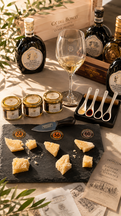 Una Noche de Parmesano, Vinos y Aceto